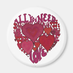 Todo lo que usted necesita es imán del amor