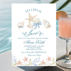Todo lo que veo es amor invitación para despedida