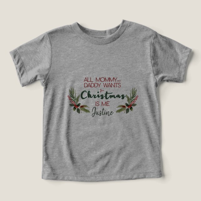 Todo mamá/papá quiere Navidades, Personalizable (Diseño delantero )