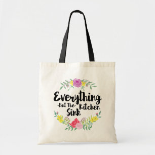 Todo pero la bolsa de asas del fregadero de cocina
