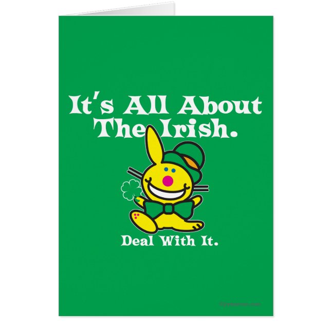 Todo se trata de los irlandeses (verde) (Frente)
