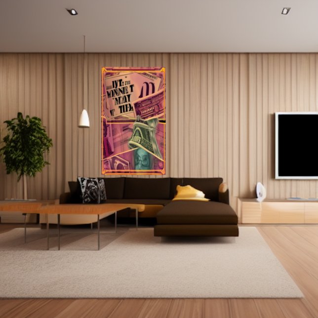 Todo sobre dinero | Poster de arte de IA (Subido por el creador)