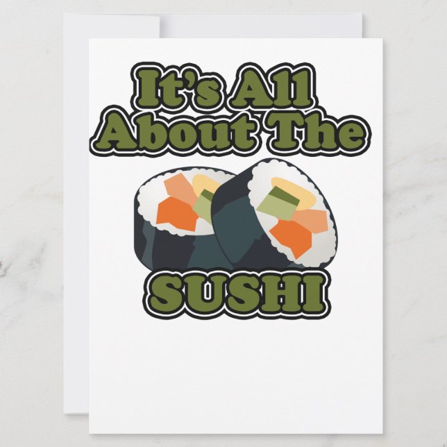 Todo sobre el humor de la comida de sushi (Anverso)