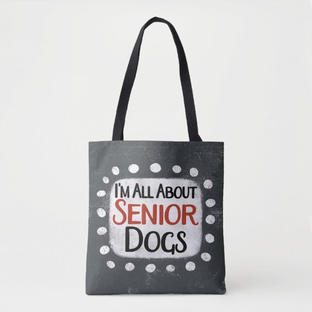 Todo sobre la bolsa para perros mayores (Anverso)