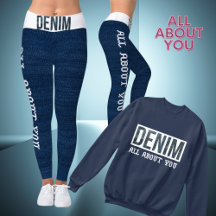 TODO SOBRE TI - Leggings Deportivas de Denim de mo
