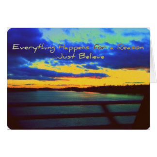 Todo sucede por una razón… apenas cree