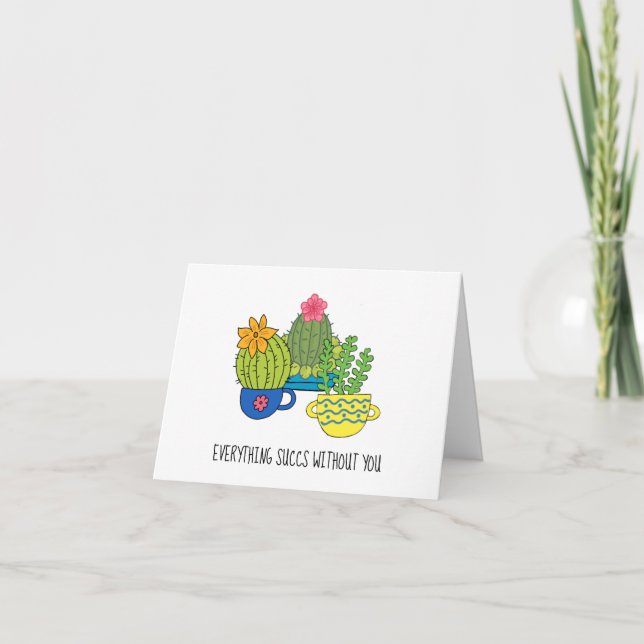 Todo Sucede Sin Tu Tarjeta De Saludo (Anverso)