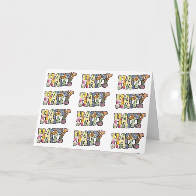Todo tipo de tarjeta de cumpleaños feliz (Anverso)