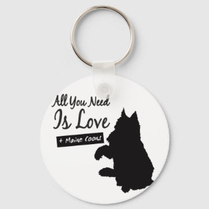 Todo You Need Is Maine Coons llavero