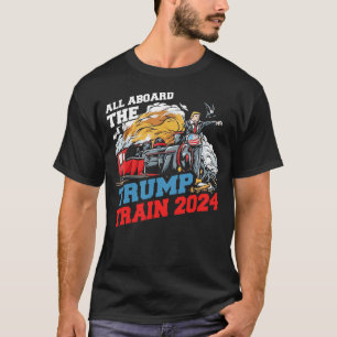 Todos A Bordo De La Camisa Trump Train 2024