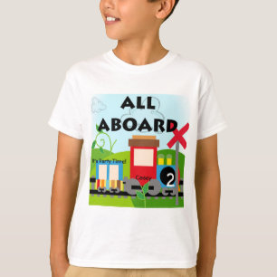 Todos a bordo de la camiseta del tren