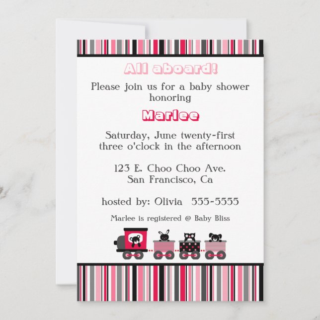 Todos a bordo de la invitación (Anverso)