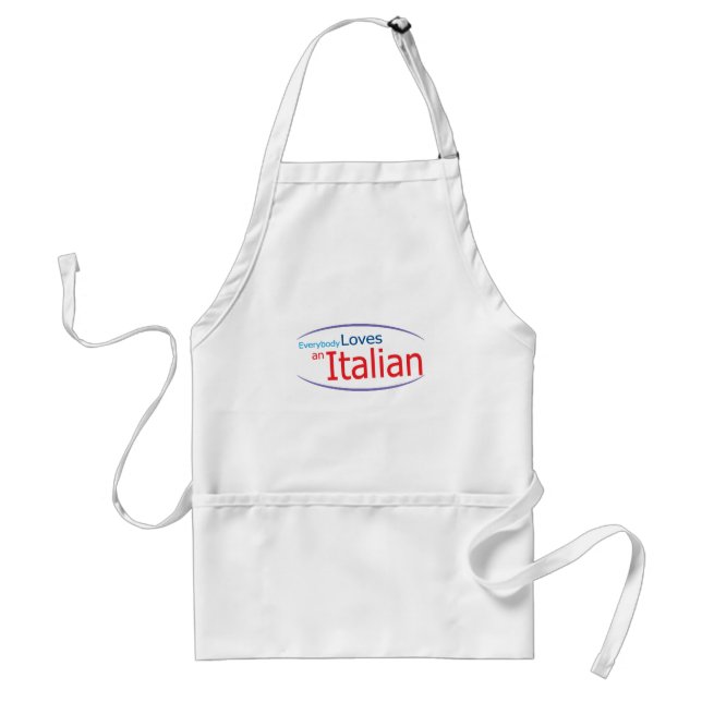 Todos ama un delantal de cocinar italiano (Frente)