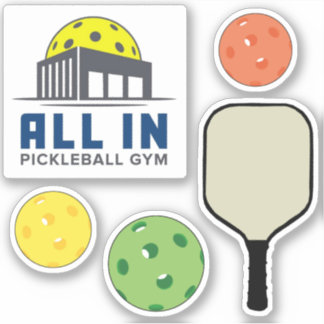 Todos En Pegatinas De Gimnasio De Pickleball