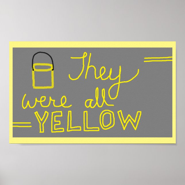 Todos Eran Posters Amarillos (Frente)
