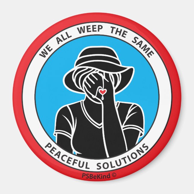 Todos Lloramos El Mismo Imán De 1 Red_3" (Frente)