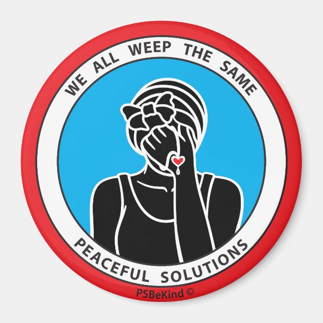 Todos Lloramos El Mismo Imán De 1 Red_3" (Frente)