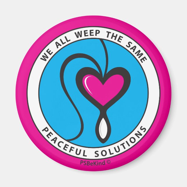 Todos Lloramos El Mismo Imán De 1 Vuelta 2.25" (Frente)