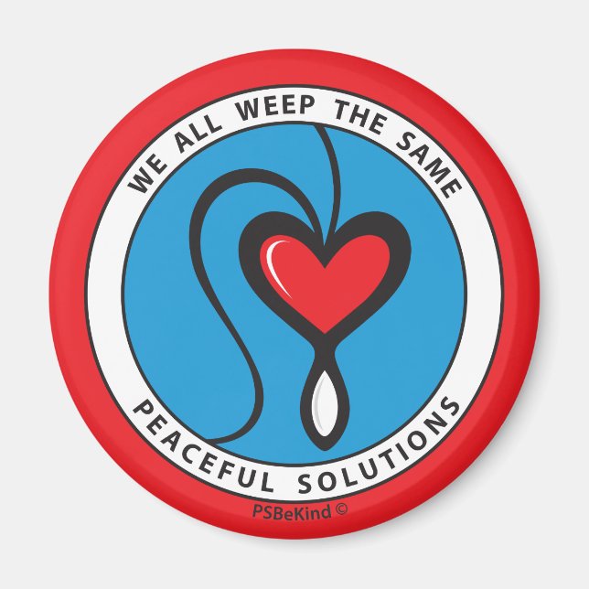 Todos Lloramos El Mismo Imán De 2,25". (Frente)