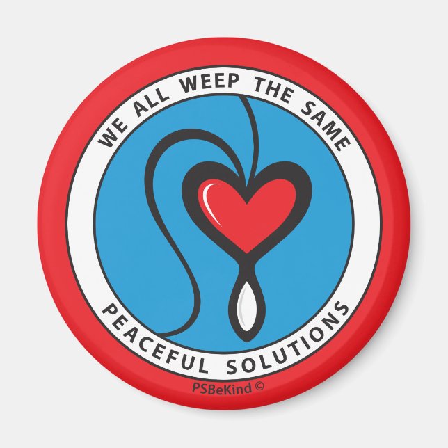 Todos Lloramos El Mismo Imán De 2,25". (Frente)