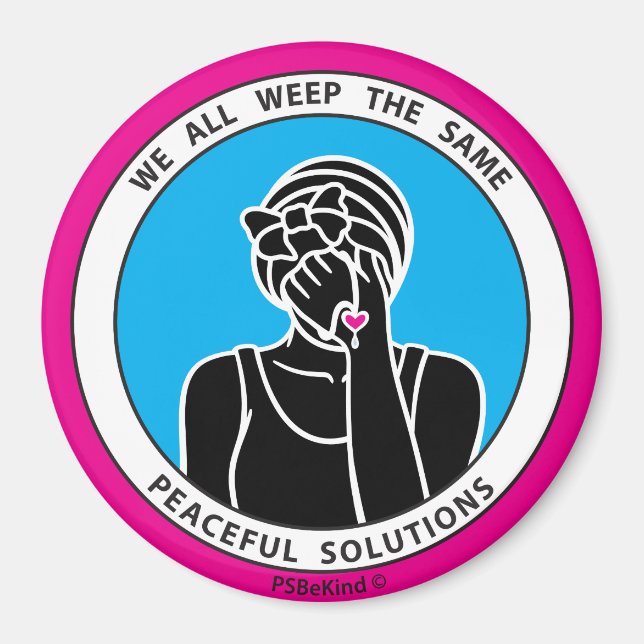 Todos Lloramos El Mismo Imán De 2 Pink_3" (Frente)