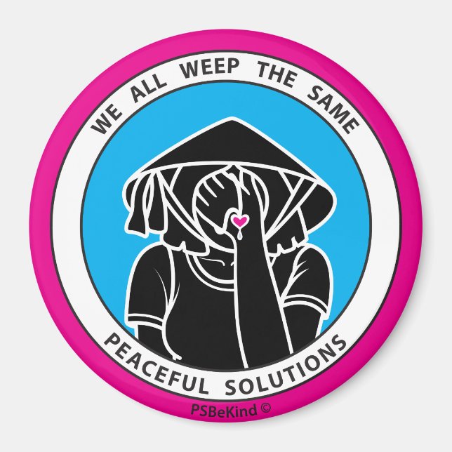 Todos Lloramos El Mismo Imán De 4 Pink_3" (Frente)