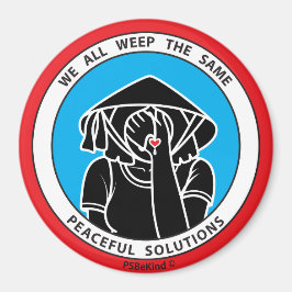 Todos Lloramos El Mismo Imán De 4" Rojo_3"