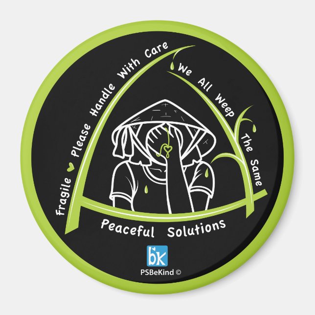 Todos Lloramos El Mismo Imán Redondo De 4_3" (Frente)