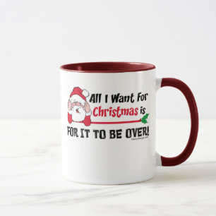Todos lo que quiero para la taza del navidad