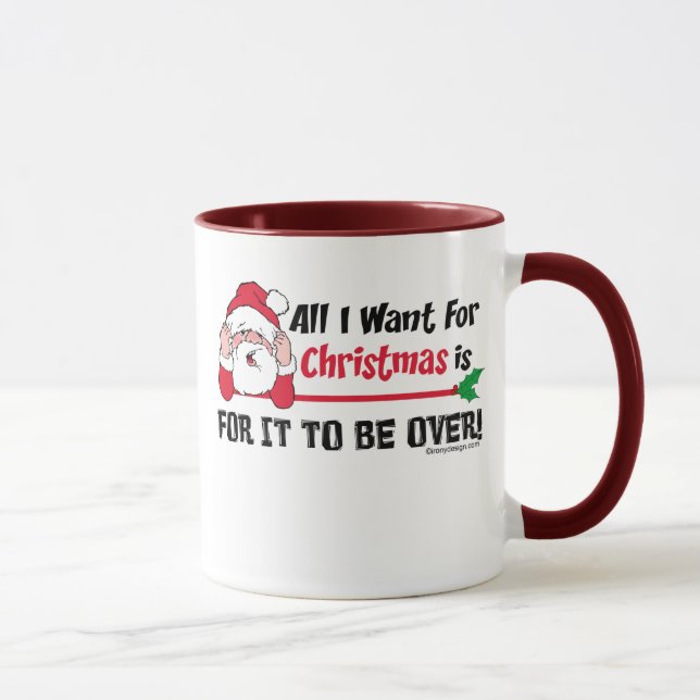 Todos lo que quiero para la taza del navidad (Derecha)