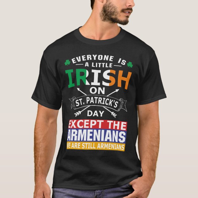 Todos los armenios irlandeses saludan la camiseta  (Anverso)