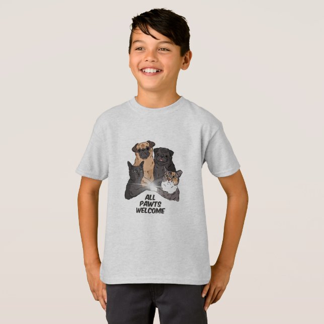 Todos los caminos dan la bienvenida a la camiseta  (Anverso completo)
