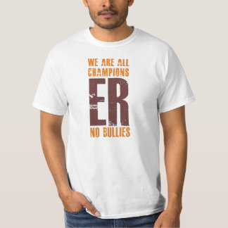 TODOS LOS CAMPEONES, NINGUNA camiseta del diseño