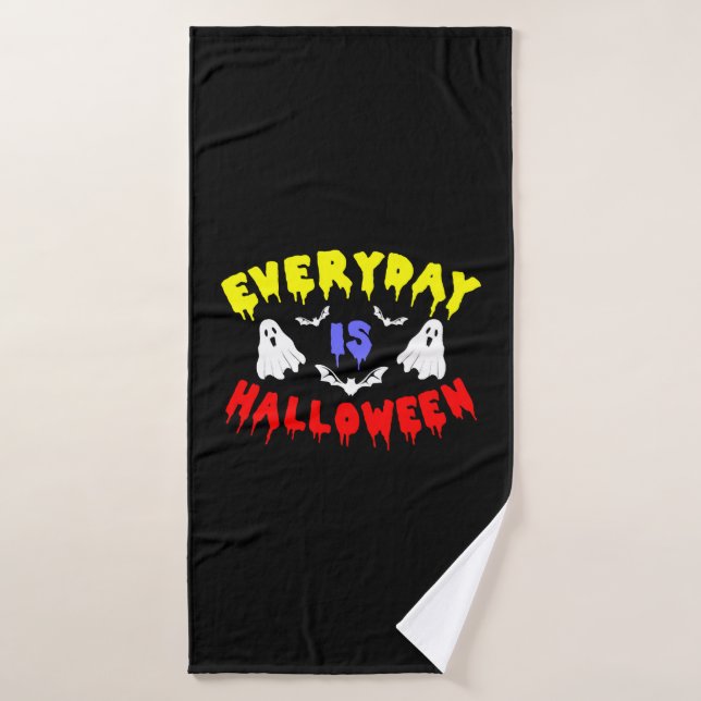 Todos los días es Halloween (Toalla de baño)