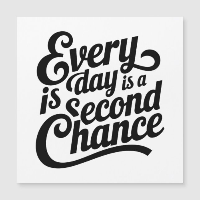 Todos los días es una oportunidad - arte matemátic (Anverso)