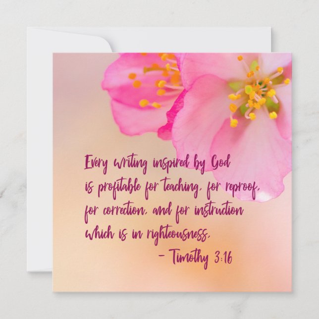 Todos Los Escritos Inspirados Por Dios Floral Cris (Anverso)