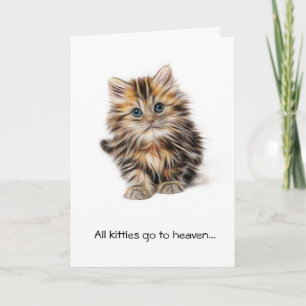 Todos los gatitos del cielo simpatía gatos tarjeta