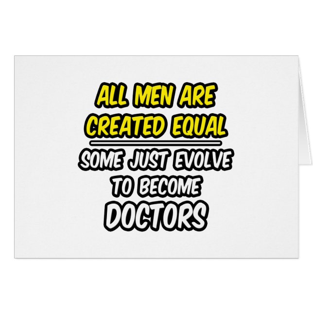 Todos los hombres son creados iguales...Médicas (Anverso (Horizontal))