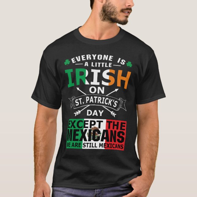 Todos los irlandeses mexicanos saludan la camiseta (Anverso)