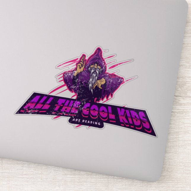 Todos los niños geniales están leyendo al pegatina (Detalle)