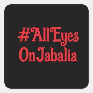 Todos Los Ojos Sobre Los Pegatinas De Jabalia