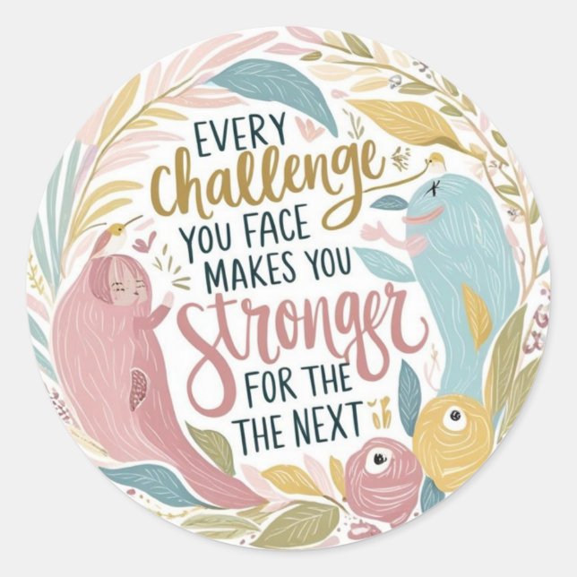 Todos los Pegatinas del desafío (Anverso)