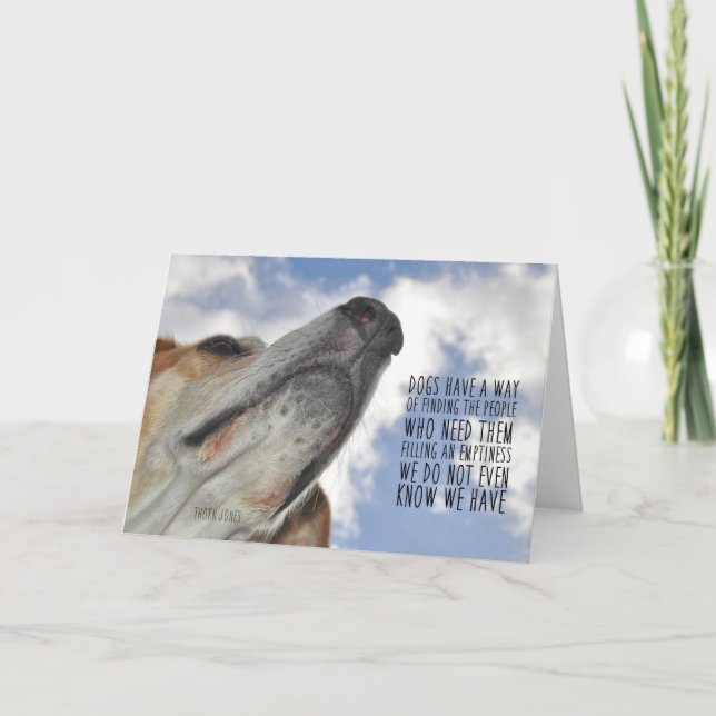 TODOS LOS PERROS VAN A LA Tarjeta DE Saludo HEAVEN (Anverso)