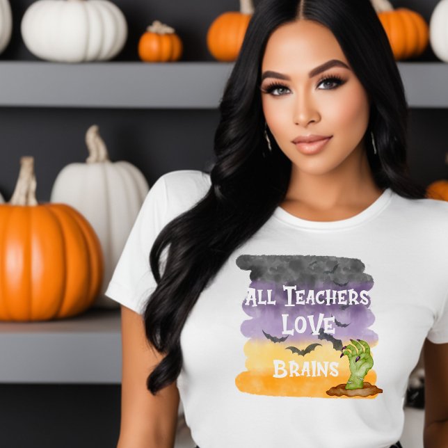 Todos los profesores aman los cerebros camisetas d (Subido por el creador)