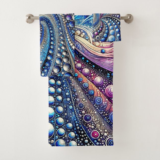 Todos Los Puntos Azul Y Púrpura (In situ)