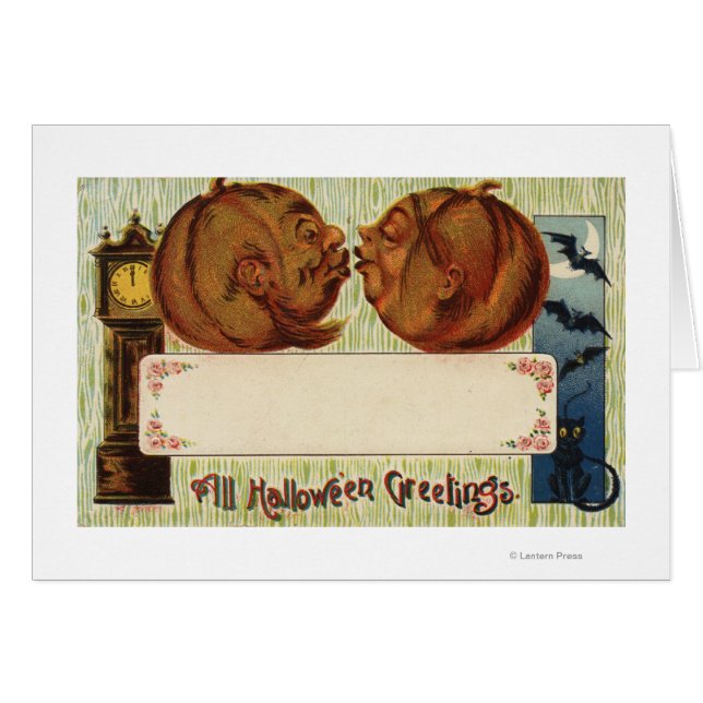 Todos los saludos de HalloweenBesada de calabazas (Anverso (Horizontal))