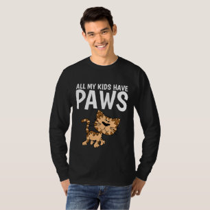 TODOS MIS HIJOS TIENEN Camisetas PAWS, Cat