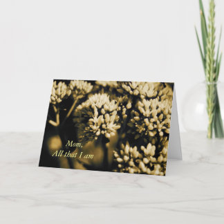 Todos que soy tarjeta del día de madre