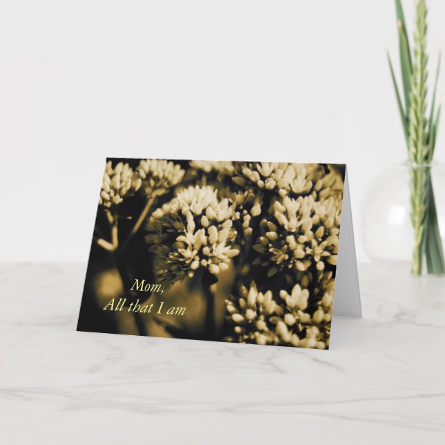 Todos que soy tarjeta del día de madre (Anverso)