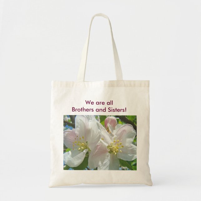 ¡Todos somos hermanos y hermanas! Bolsa de mano Fl (Frente)